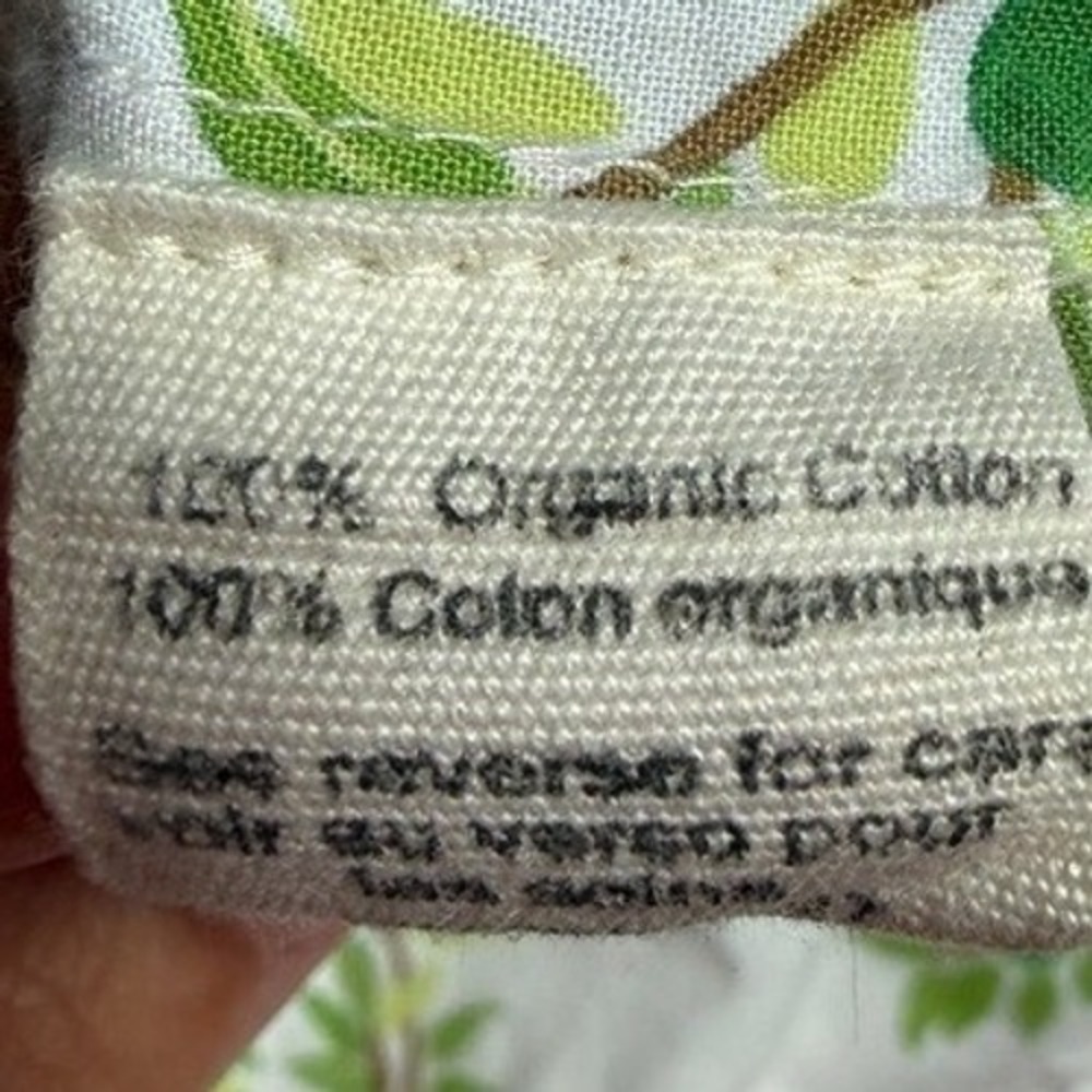 Printfresh White Meyer Lemon Organic Cotton Pajama Shorts M Whimsical Maximalist - Picture 8 of 8